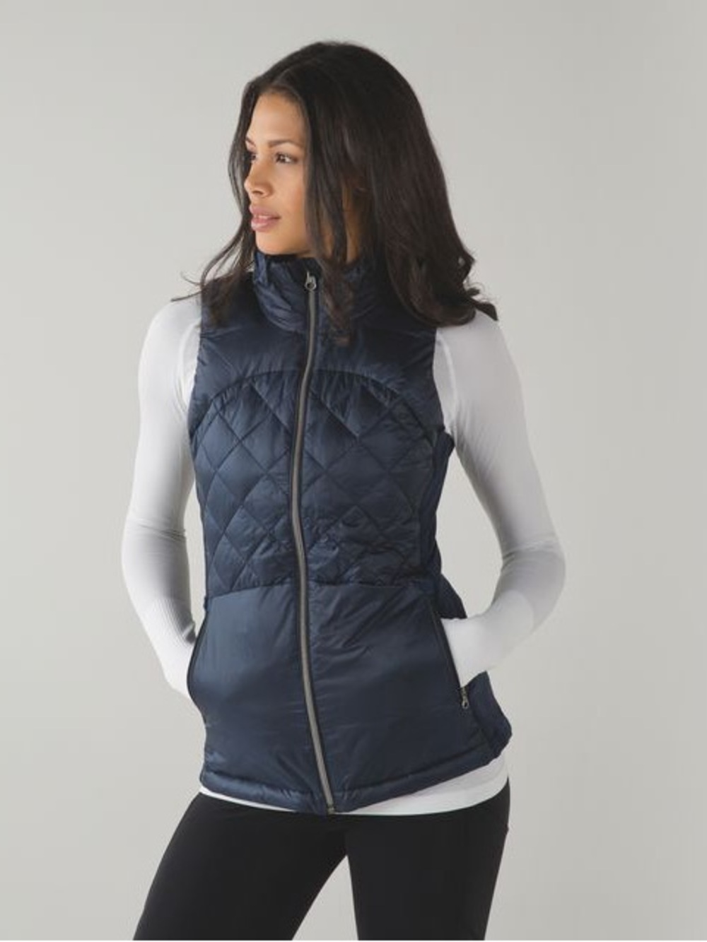 lululemon athletica Navy Quilted Puffer Vest